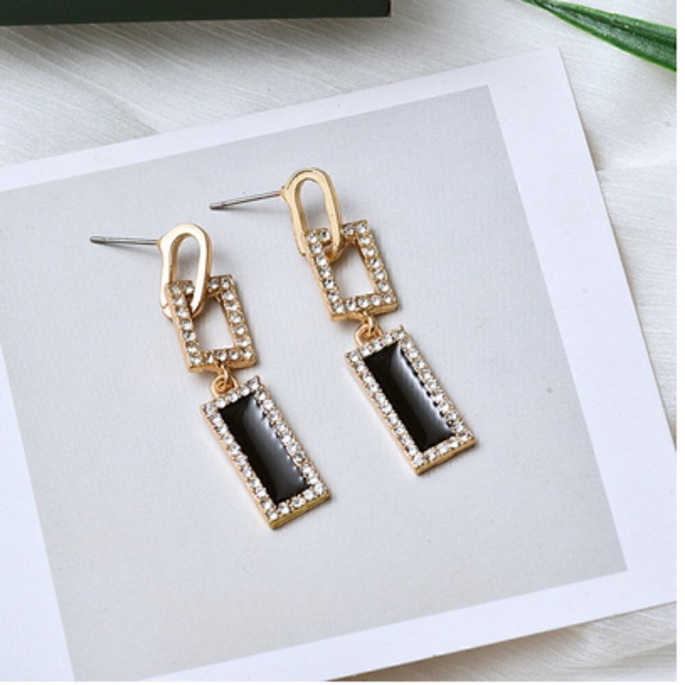 Boho fashion crystal gypsy earrings jewelry